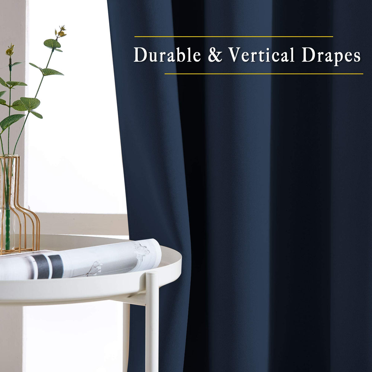 NICETOWN thermal-insulated curtains block light and reduce noise for calmer rooms
