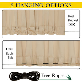 NICETOWN easy care machine washable curtains for effortless upkeep