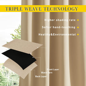 NICETOWN curtains can double as shower curtains for versatile spaces