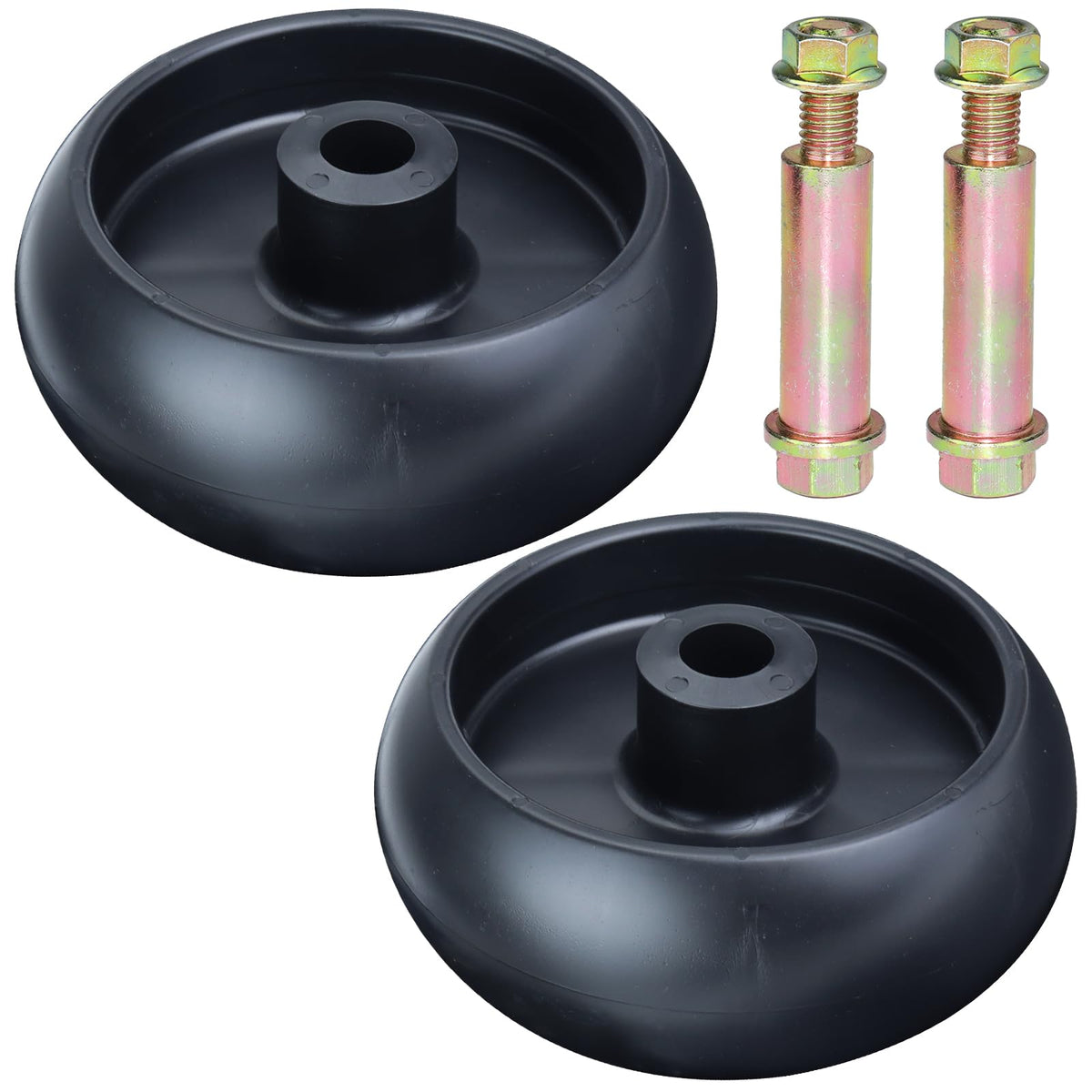 NICHEFLAG GX10168 deck wheels with bolts for John Deere, easy install