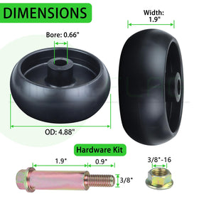NICHEFLAG premium deck wheel materials resist wear in outdoor use