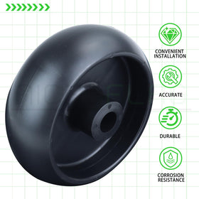 NICHEFLAG precise 4.88 inch OD wheel for stable mowing