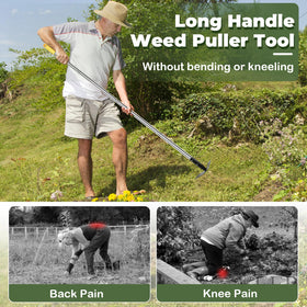Adjustable pole on the NICOFPHY tool extends from 16 to 60 inches