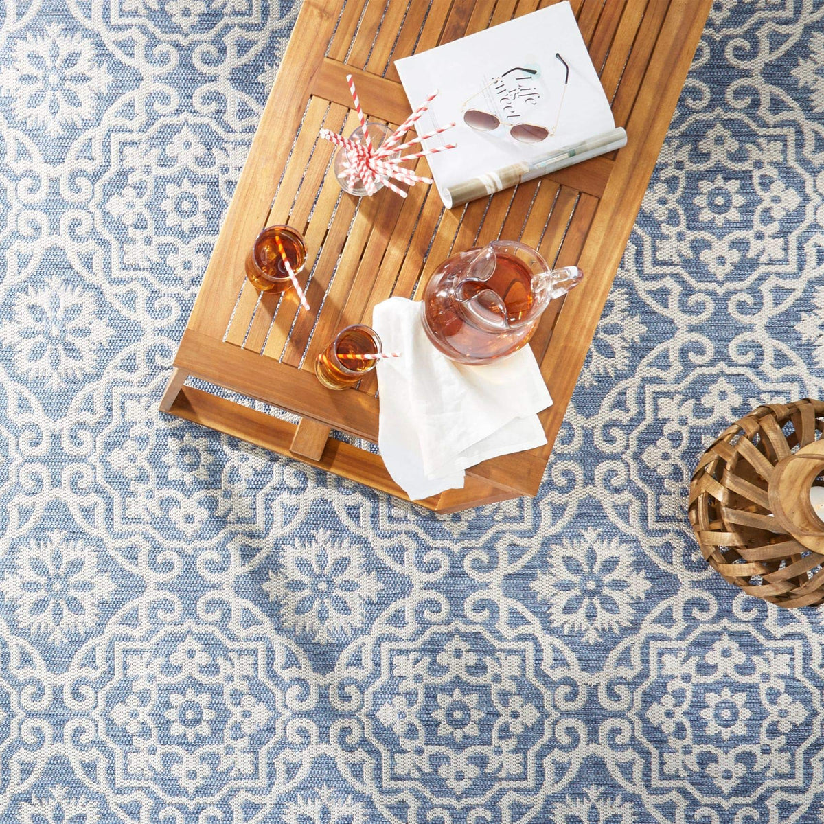 Nicole Miller New York Danica rug geometric design for stylish patios