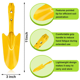 Nicunom colorful metal hand trowels ideal for planting and soil prep