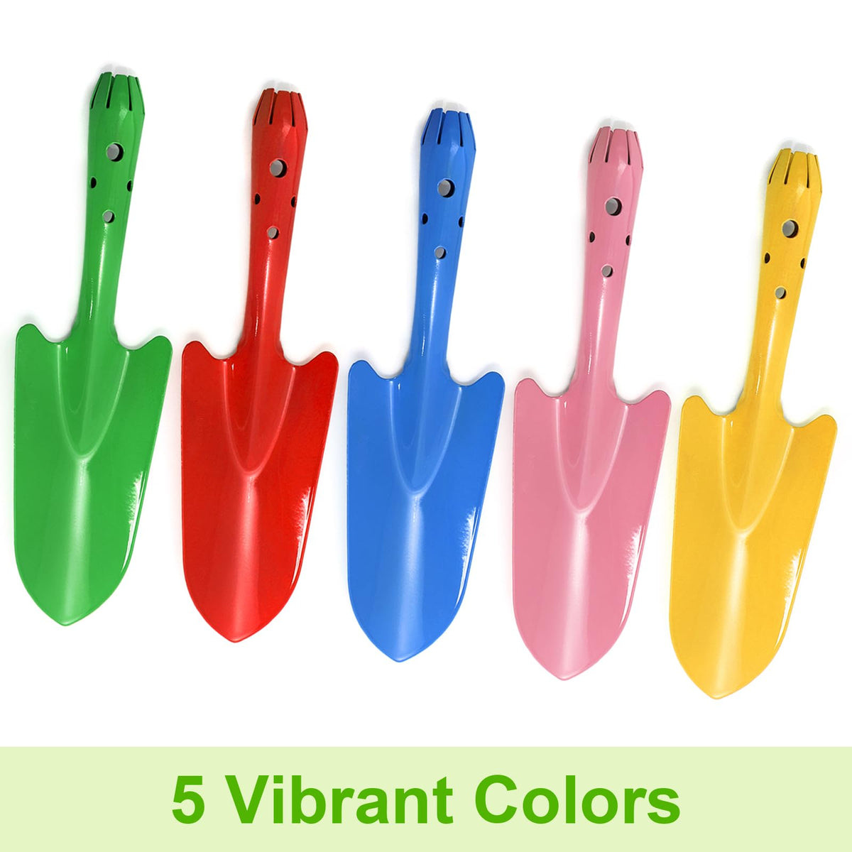 Nicunom ergonomic handle trowel provides comfortable grip during gardening