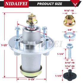 NIDAIFEI spindle with double sealed bearings protects against dust and moisture