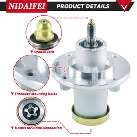 Threaded bolts and precise threads enable easy, secure mounting
