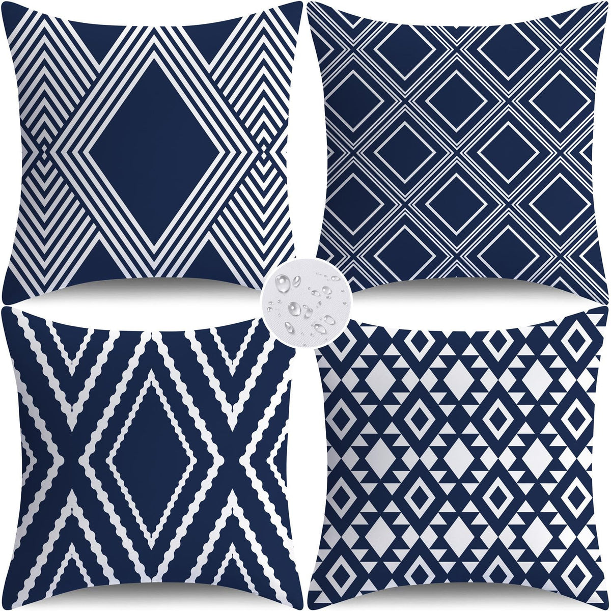 NIGHTWISH geometry-front pillow cover for stylish outdoor seating and protection.