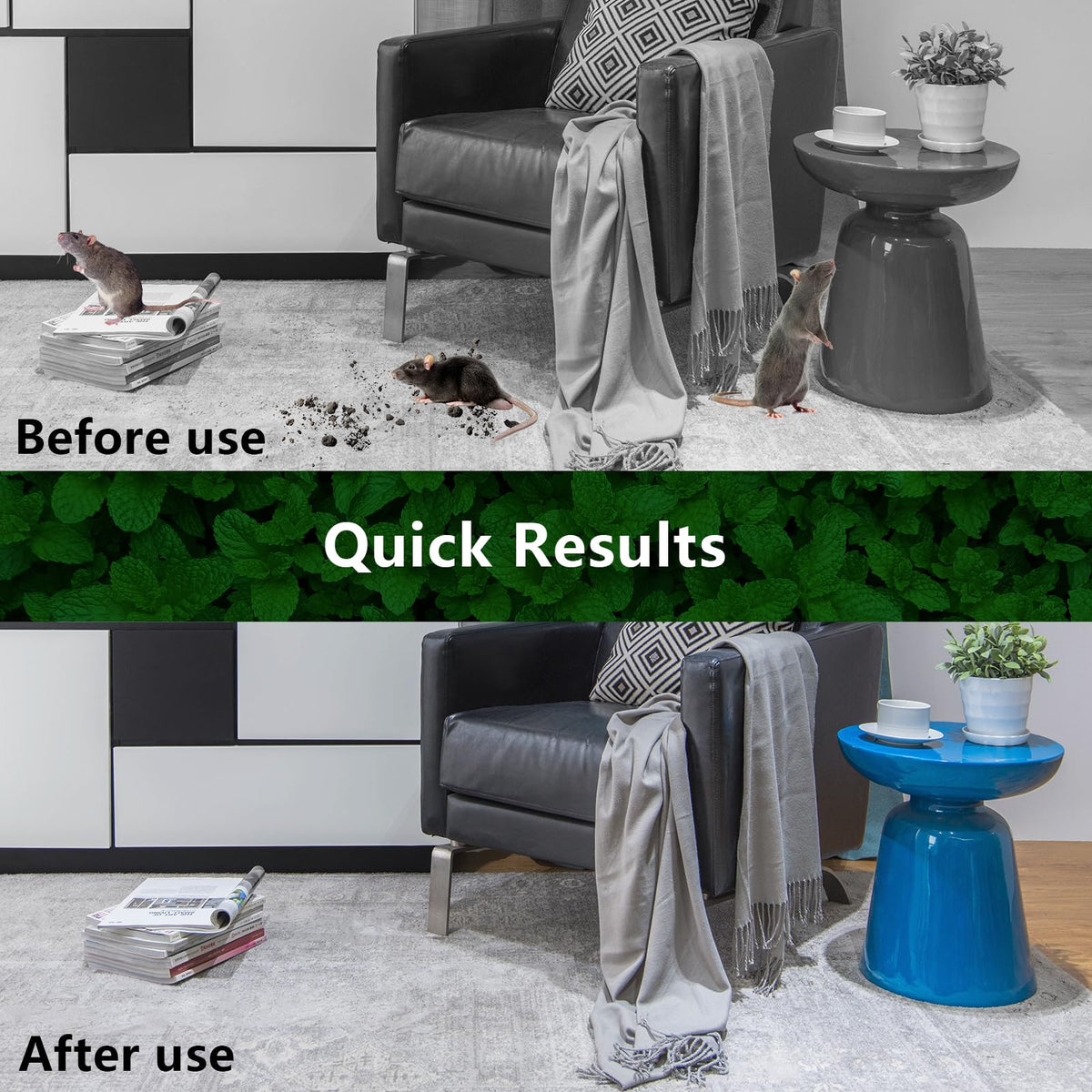 Nihasker indoor-outdoor deterrent in car or garage setting.