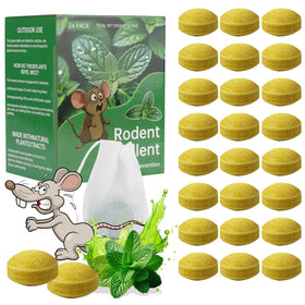 Nihasker 24-pack packaging image showing an easy-to-use pest deterrent solution.