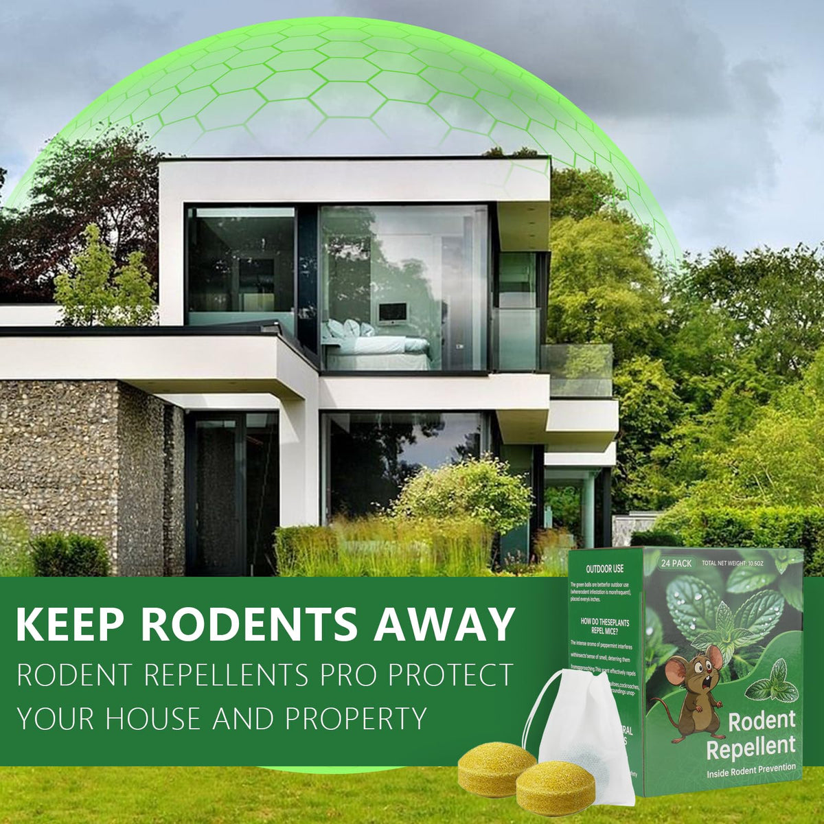 Nihasker pet-safe formula helps protect family spaces.