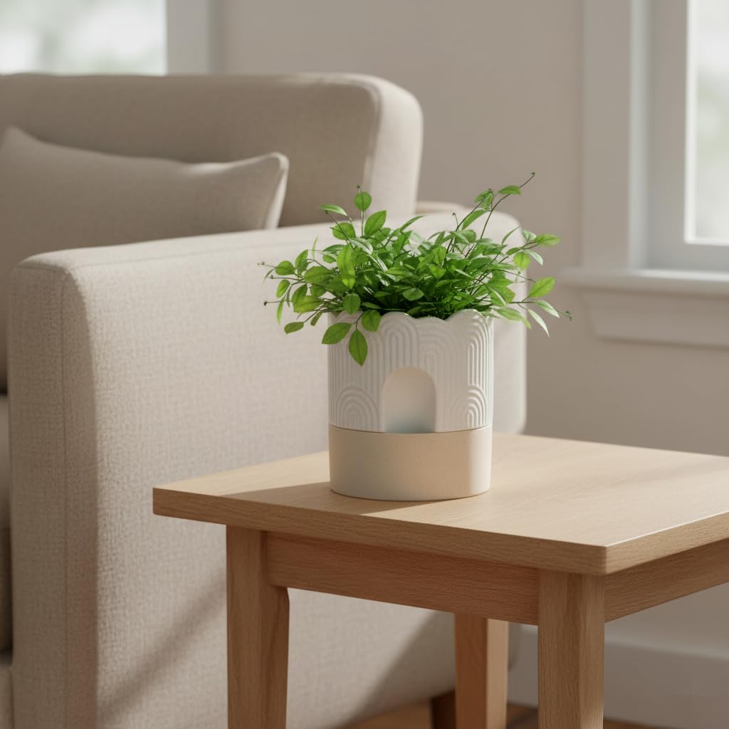 Nihow plant pot cotton wick drawing water to soil for moisture
