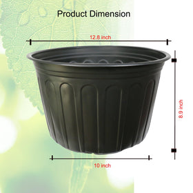 Niiiice bottom drainage holes support soil drainage and airflow.