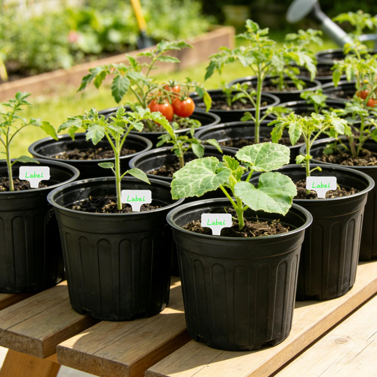 Niiiice soft flexible plastic pots, lightweight and easy to handle