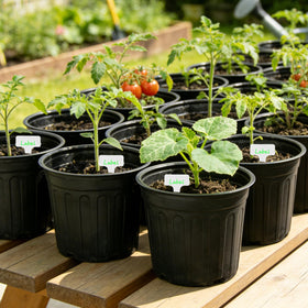 Niiiice soft flexible plastic pots, lightweight and easy to handle