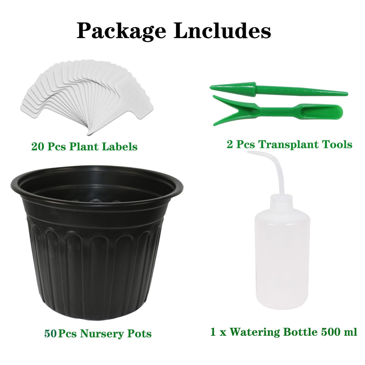 Niiiice stackable nursery pots save space when stored