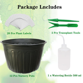 Niiiice thickened soft plastic seed starting container, lightweight yet durable.