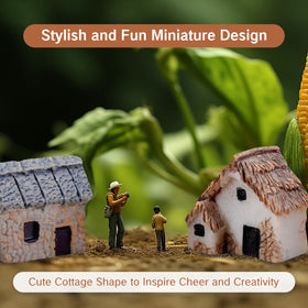 NIIIYTYB versatile terrarium decor pieces add whimsical charm to spaces.