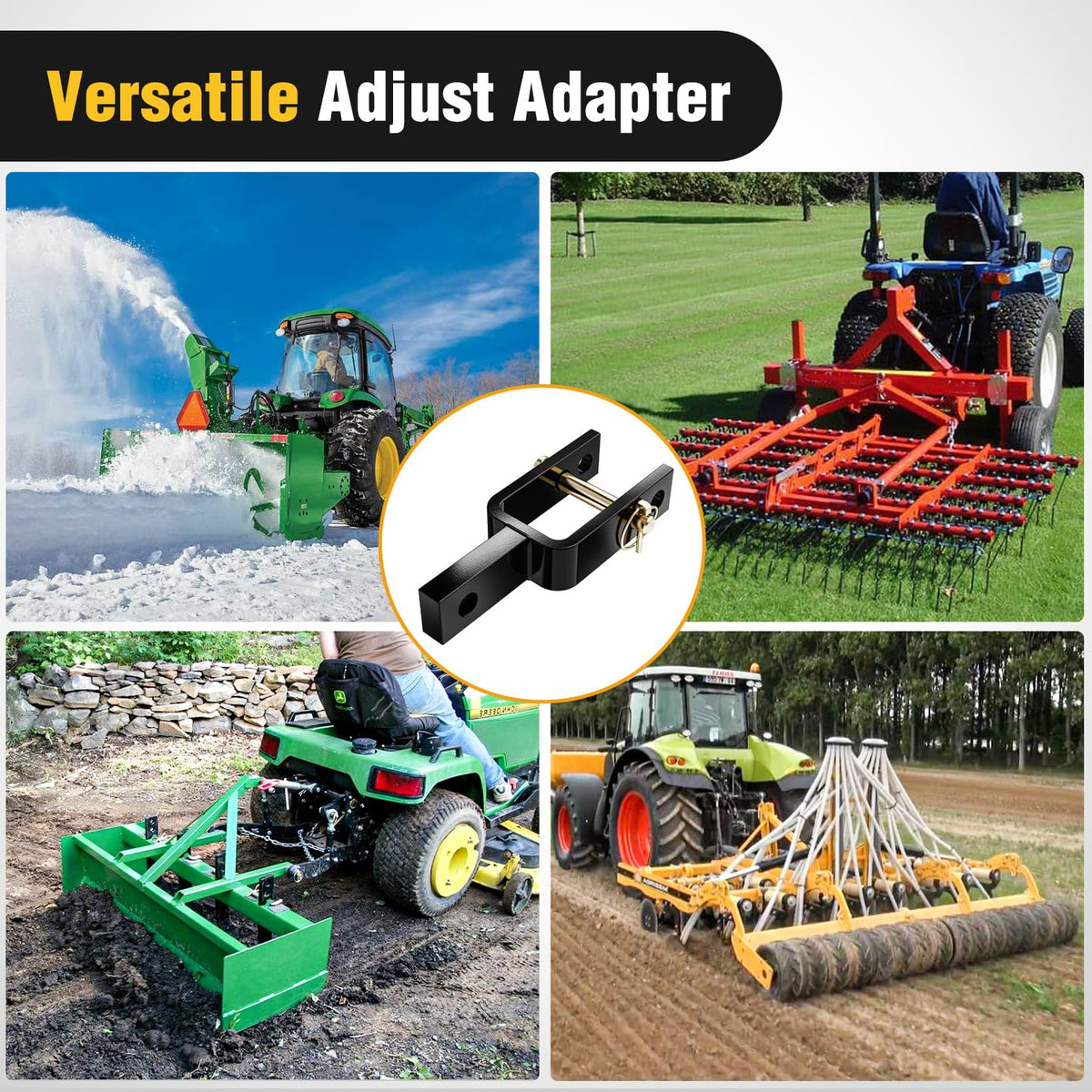 Nilight field use with snow plow or mower setup