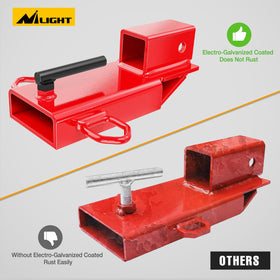 Nilight hitch pin clip included for reliable lock and removal.