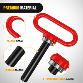 Nilight hitch pin for lawn tractors and ATVs enables quick, reliable connection.
