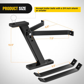Nilight adjustable-height hitch enables level alignment on various mower brands.