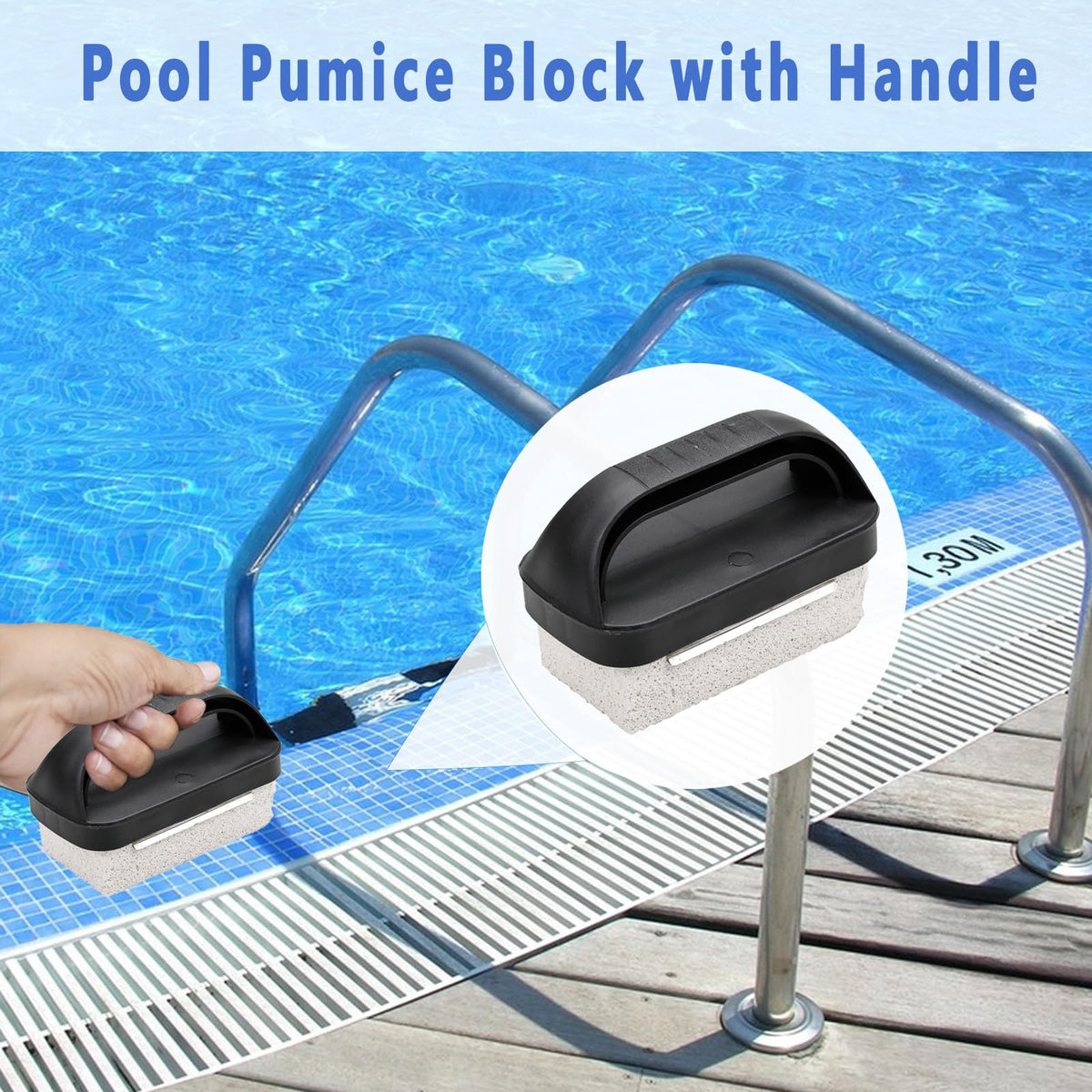 Nilioerup cleaning kit includes pumice stones for pools and more.