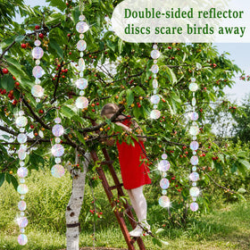 Nilioerup 40-inch discs catch light and create movement to challenge birds