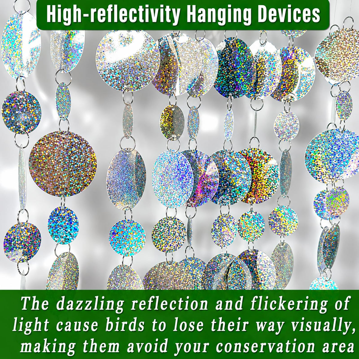 Nilioerup reflective discs provide a non-harmful visual cue to relocate birds