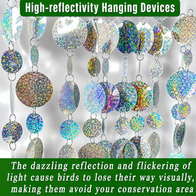 Nilioerup reflective discs provide a non-harmful visual cue to relocate birds