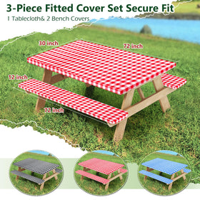 Nimalpal bench covers 12x72 fit snugly to seat benches