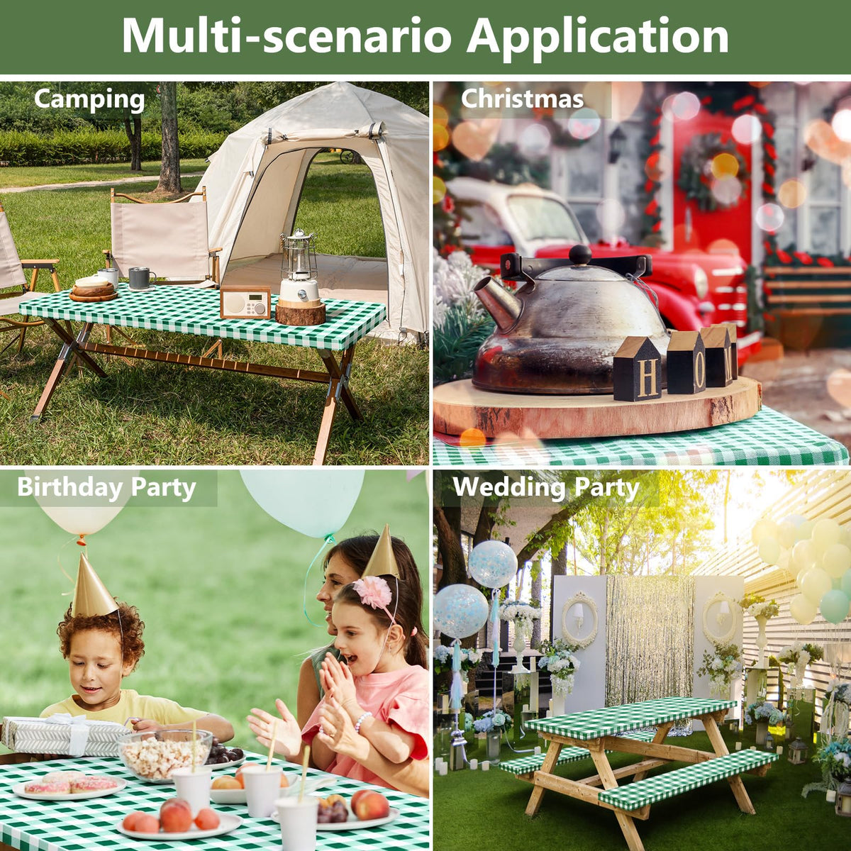 Nimalpal classic check pattern elevates outdoor dining aesthetics