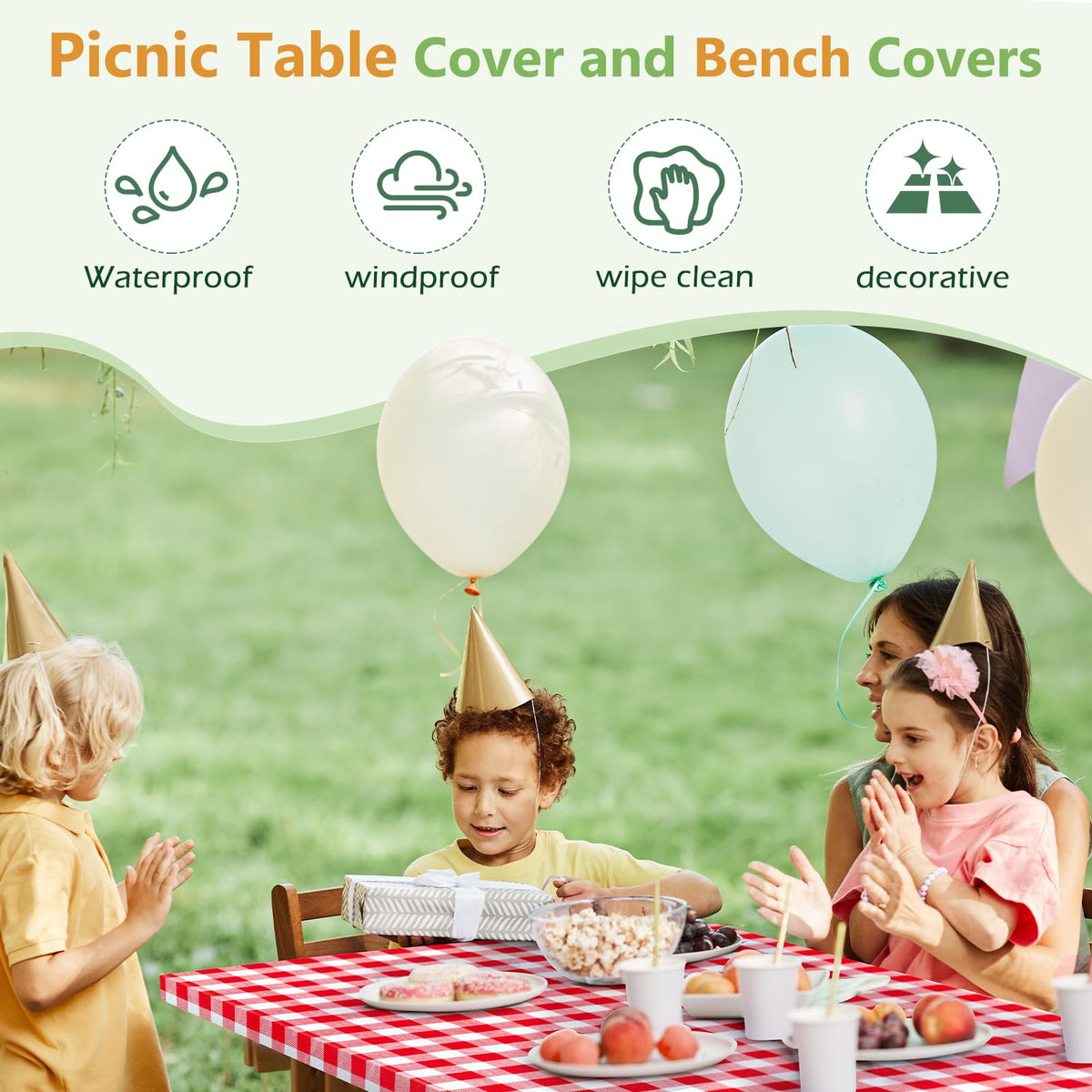 Nimalpal classic checked pattern enhances outdoor dining ambiance