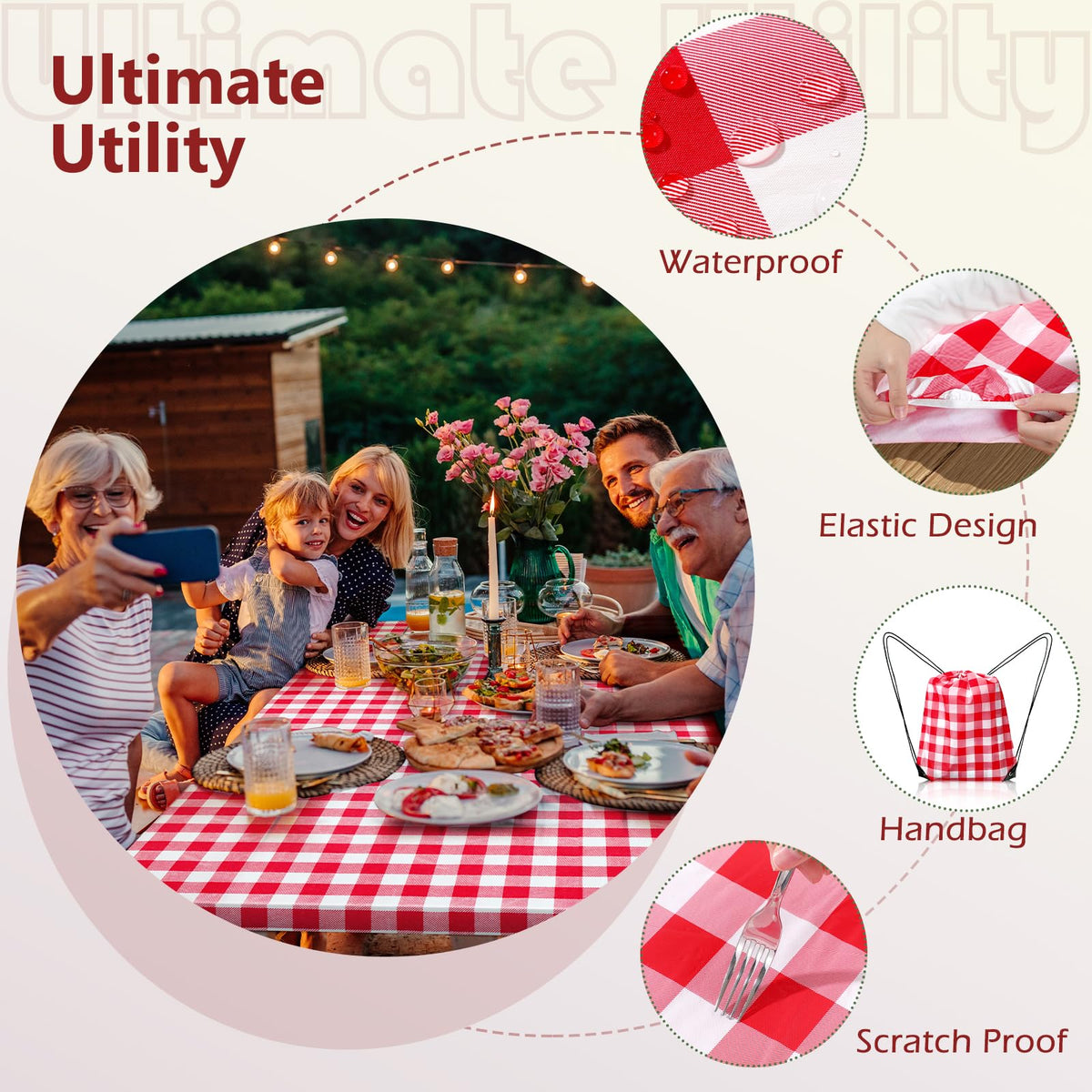 Nimalpal vinyl surface wipes clean quickly after outdoor use