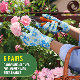 Nimalpal cut-resistant gardening gloves safeguard fingers during chores
