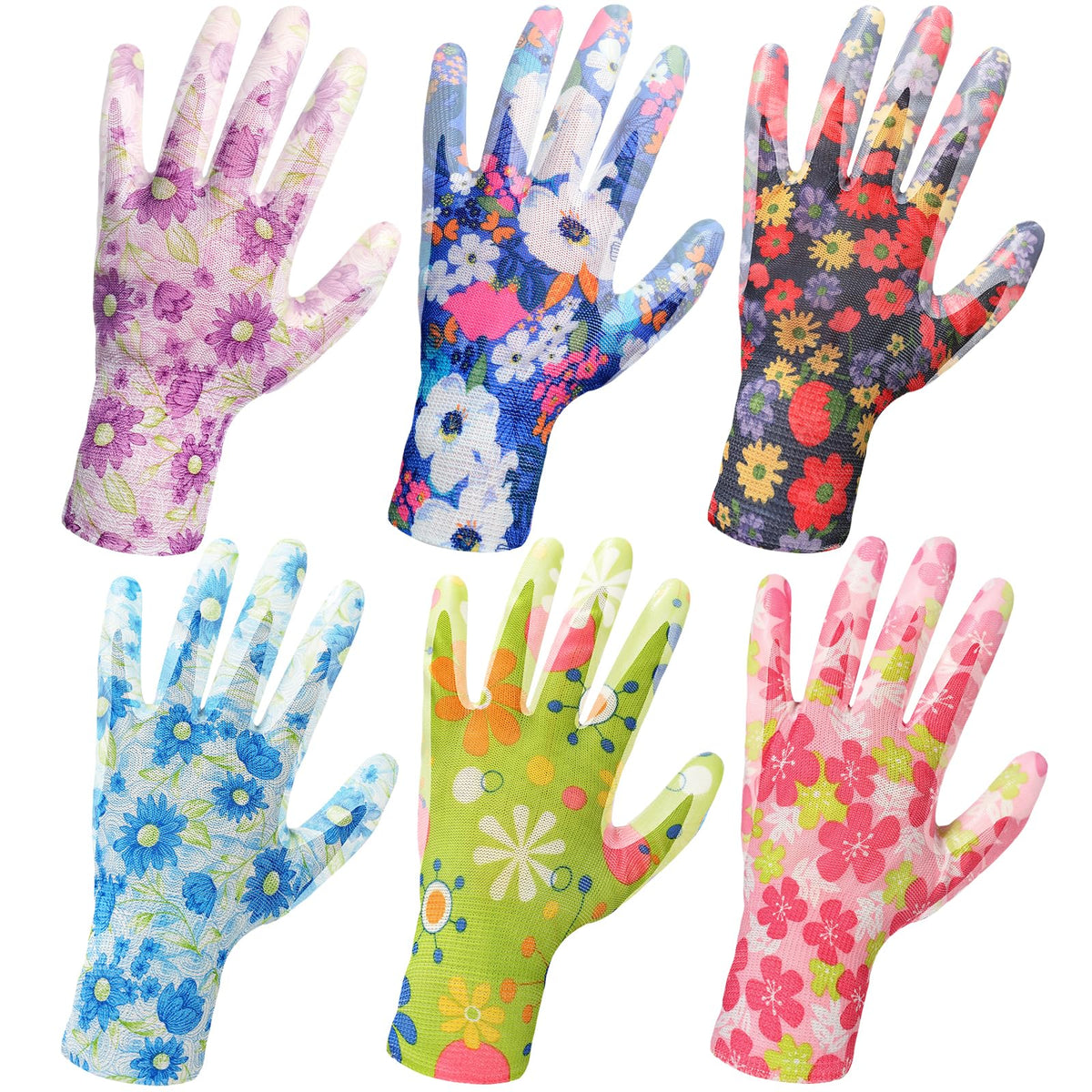Nimalpal Women's garden gloves in purple offer a firm grip for comfortable tasks.