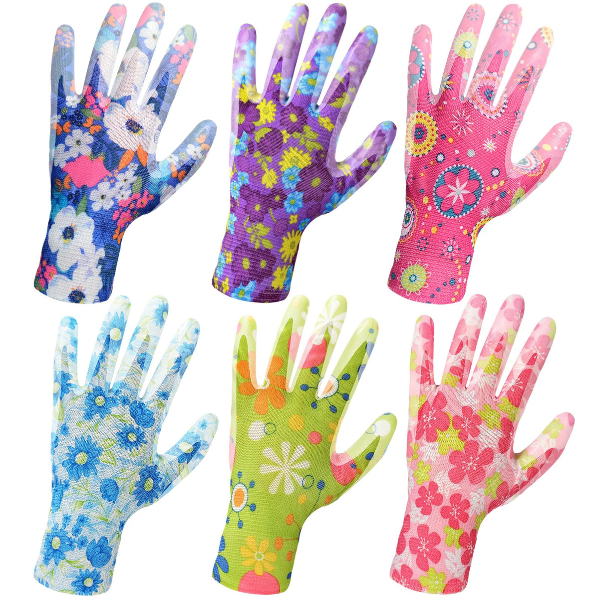 Nimalpal breathable-latex gardening gloves help keep hands cool for long tasks