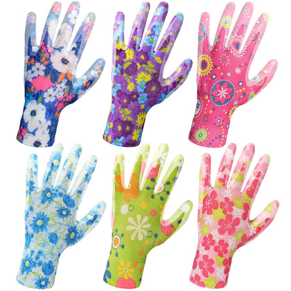 Nimalpal breathable-latex gardening gloves help keep hands cool for long tasks