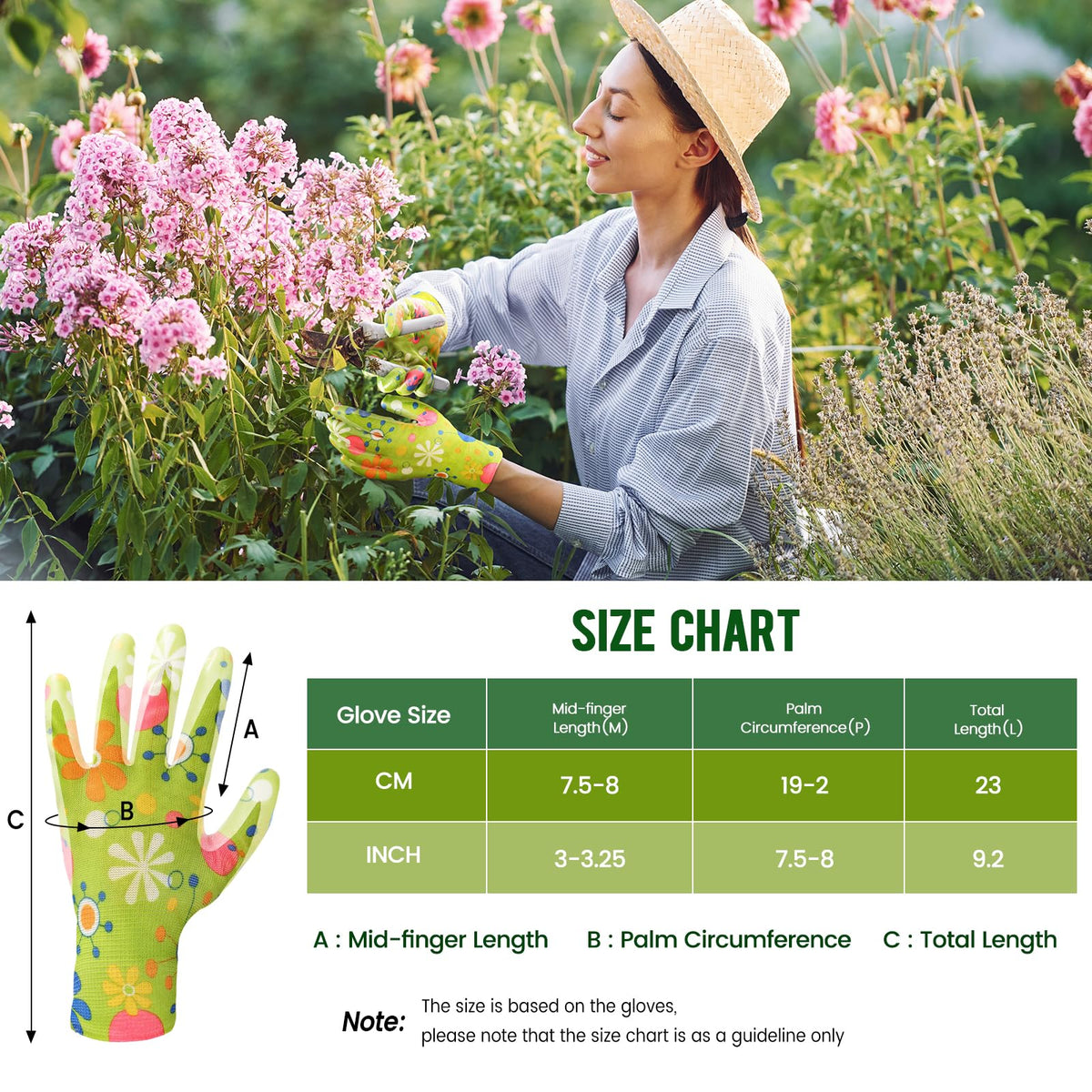Nimalpal super-grip gardening gloves offer secure tool handling