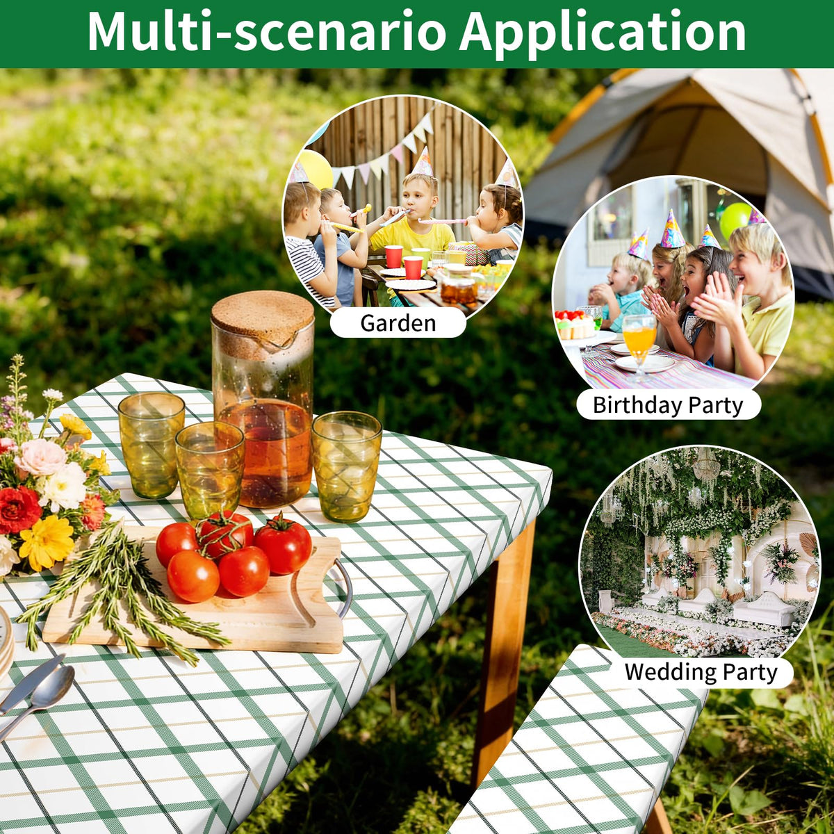 Nimalpal outdoor dining setup illustrating quick on/off access for outdoor meals.