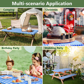 Nimalpal outdoor picnic setup showing organized 3-piece cover set.