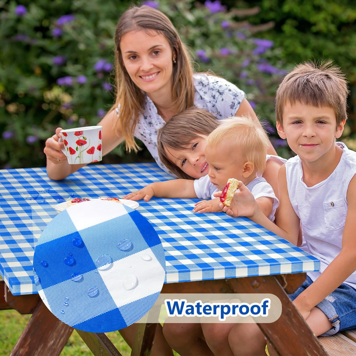 Nimalpal waterproof vinyl material keeps surfaces dry and easy to wipe.
