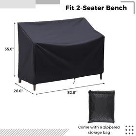 NIMBLOOM drawcord hem ensures snug fit around bench