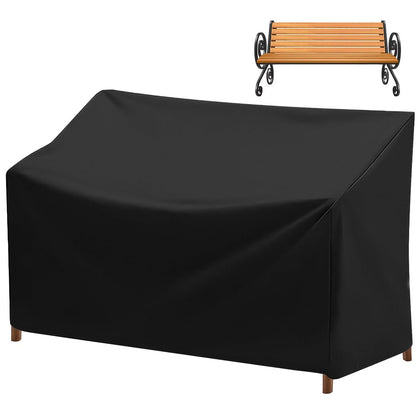 NIMBLOOM outdoor bench cover for a 53x26x35 inch bench protects from rain