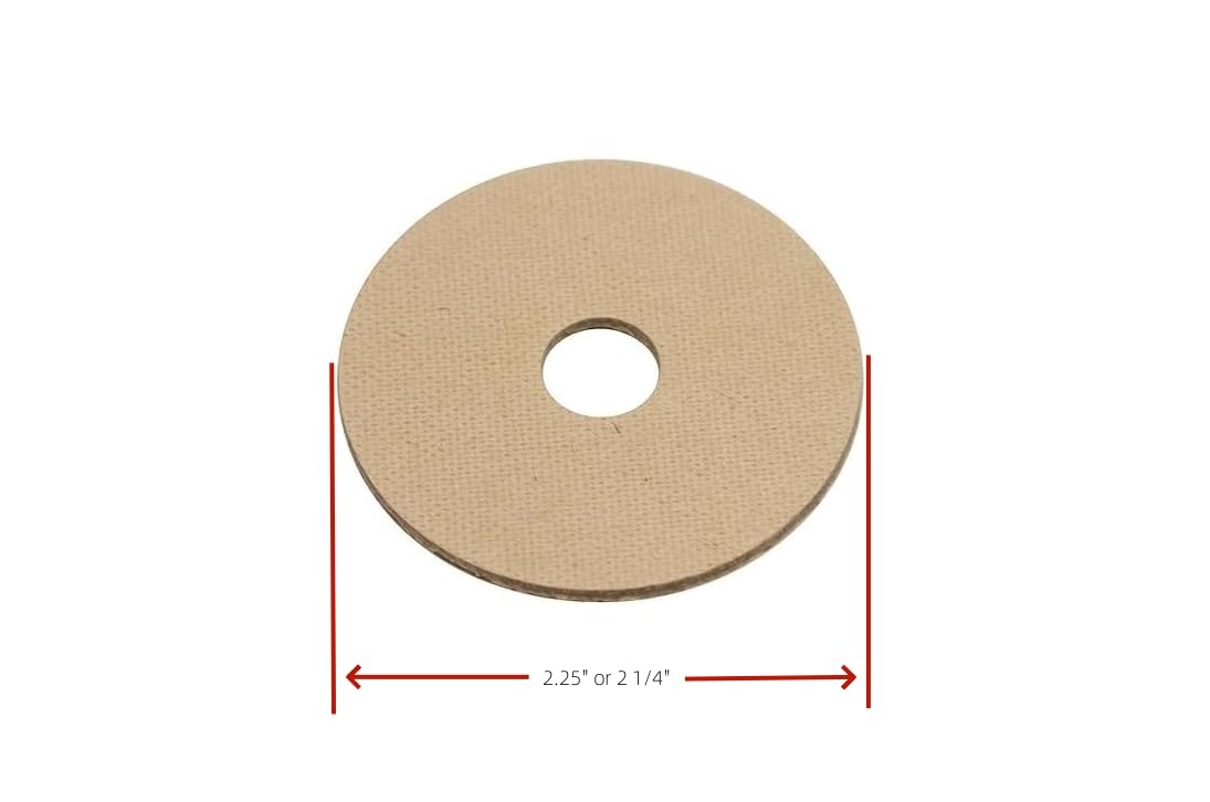 Nimiah fiber blade washer thickness detail emphasizes sturdy 1/8 inch profile