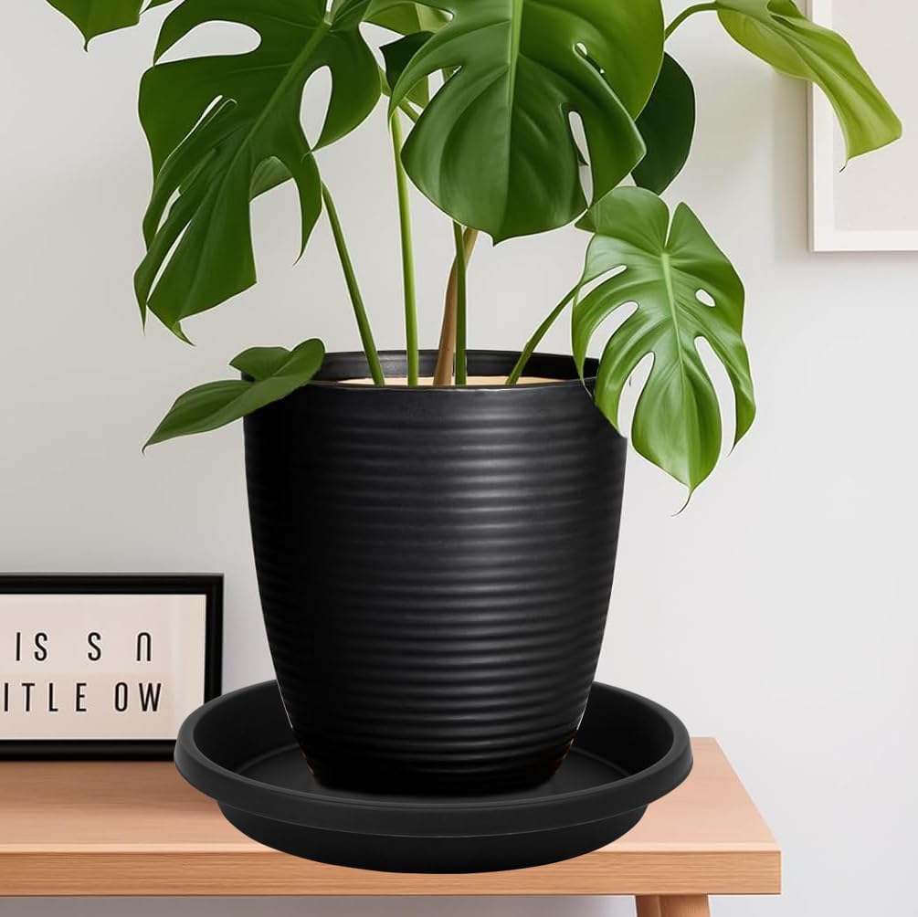 NIMYAU 12-inch saucer blends with formal and casual decor.