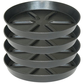 NIMYAU plant saucer 8-inch set with raised center improving drainage for pots