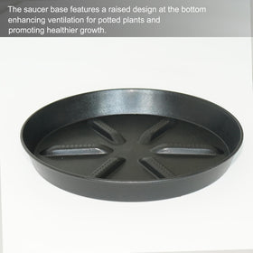 NIMYAU thick plastic durable saucer ideal for indoor and outdoor use