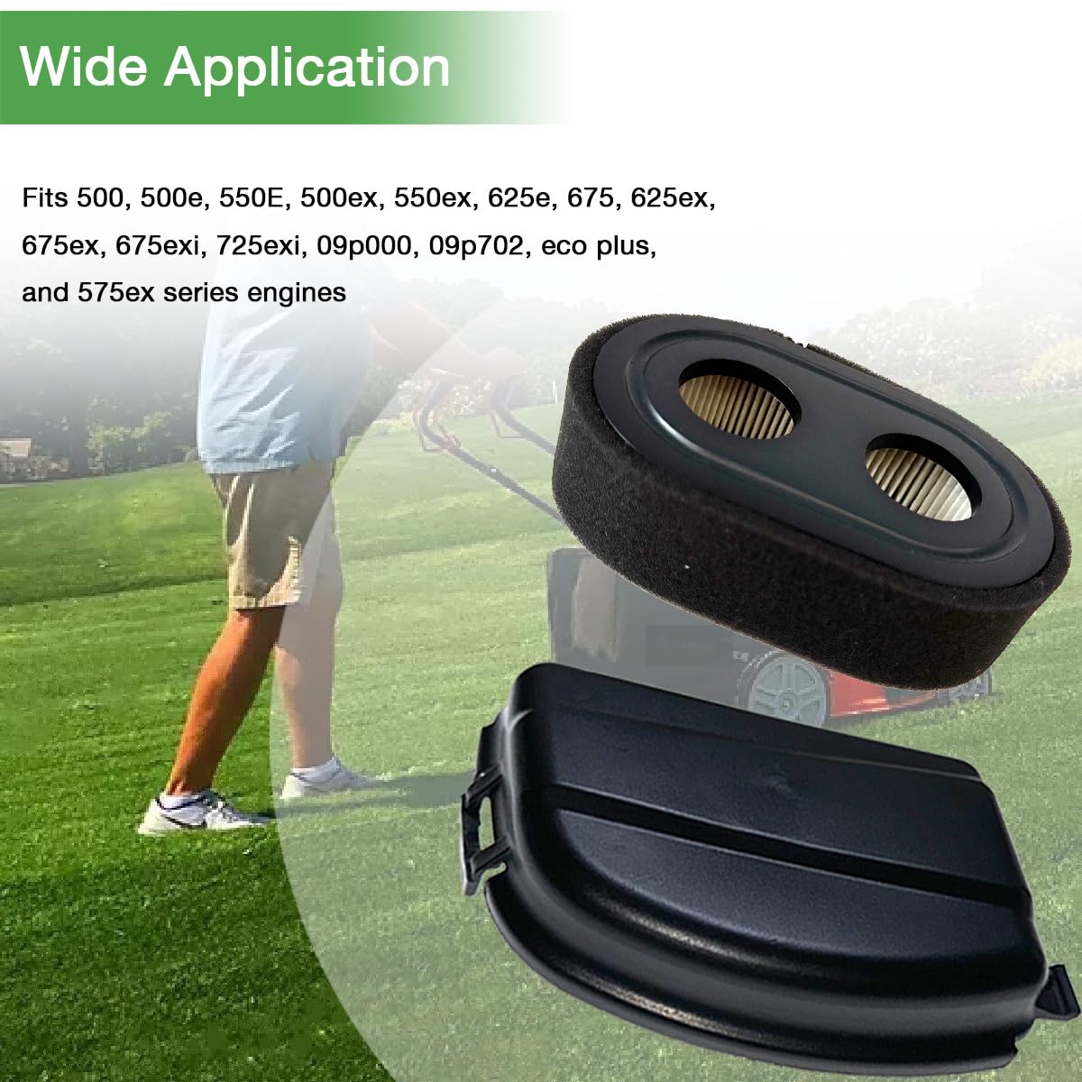 Ninayu TB110 air cleaner cover back view for secure fit